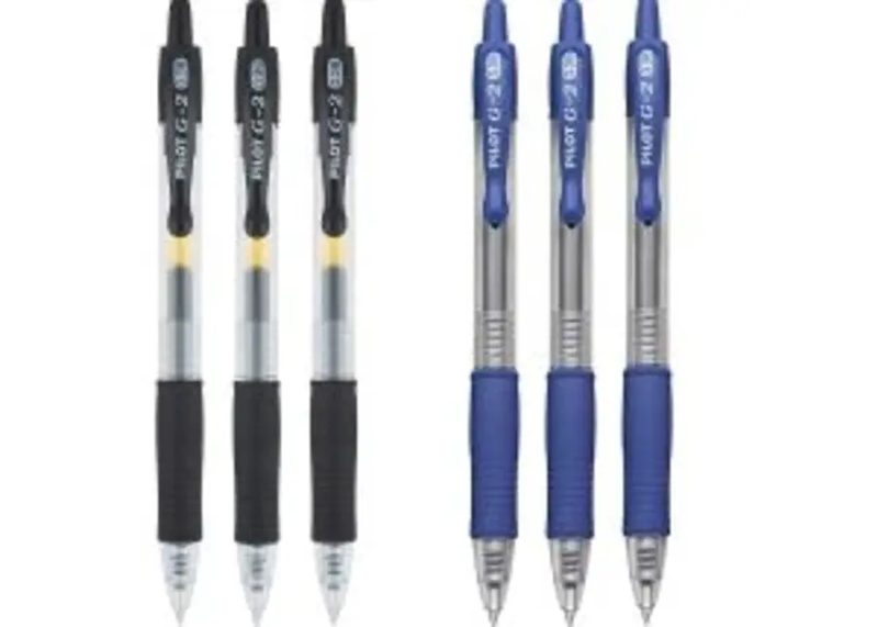 SUPERFINE GEL PENS BLUE/BLACK