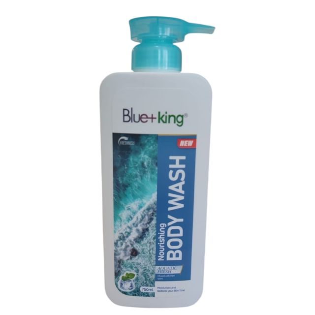 BLUE KING BODY WASH AQUATIC FRESH 750ML