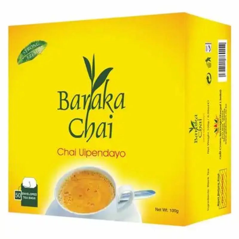 BARAKA CHAI ENVELOPED TEA BAGS 100'S