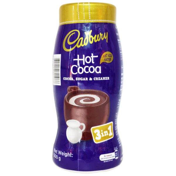 CADBURY HOT COCOA 3IN1 JAR 500GM