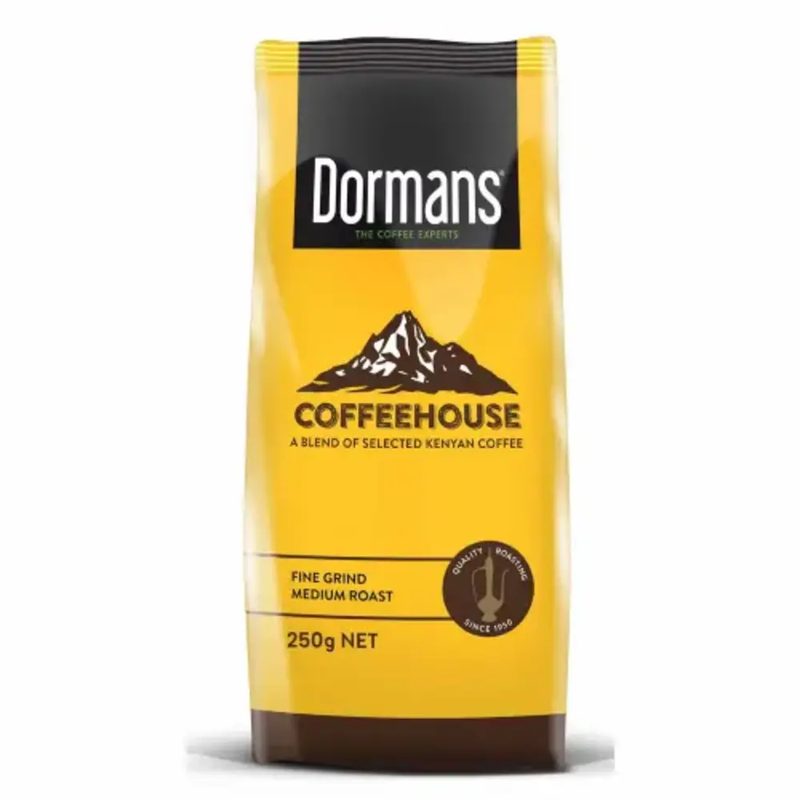 DORMANS COFFEE HOUSE MEDIUM ROAST 250GM