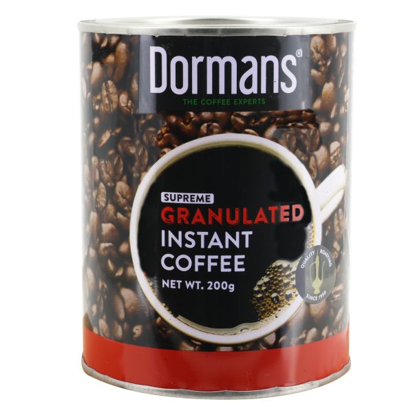 DORMANS GRANULATED INSTANT COFFEE 200GM