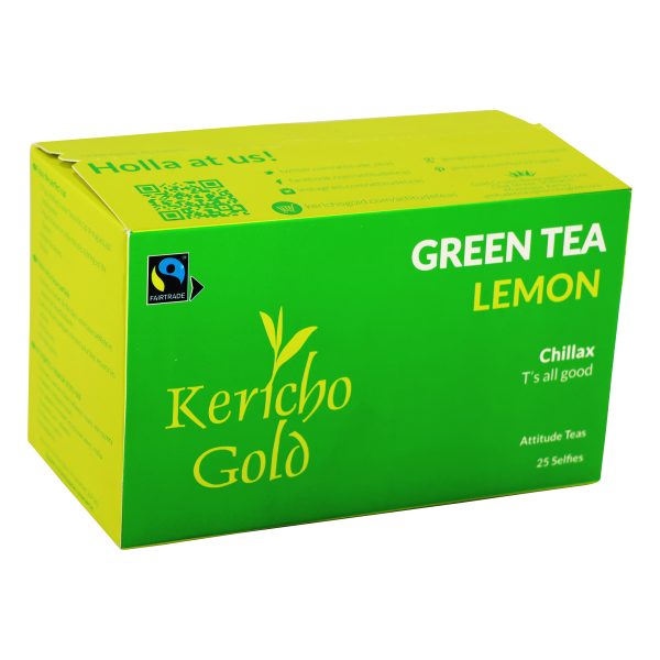 KERICHO GOLD GREEN-TEA LEMON TEA BAGS 25'S