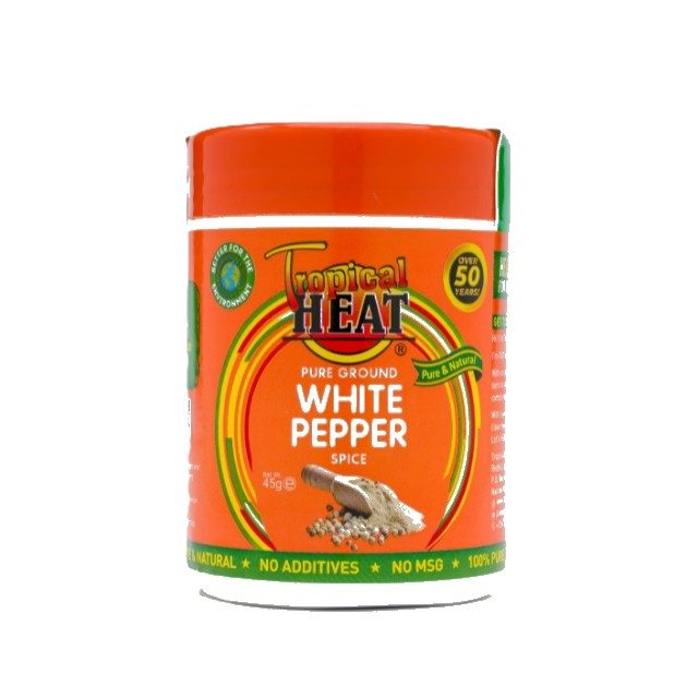 TROPICAL HEAT WHITE PEPPER JAR 45GM