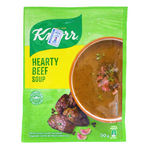 KNORR HEARTY BEEF SOUP 50G