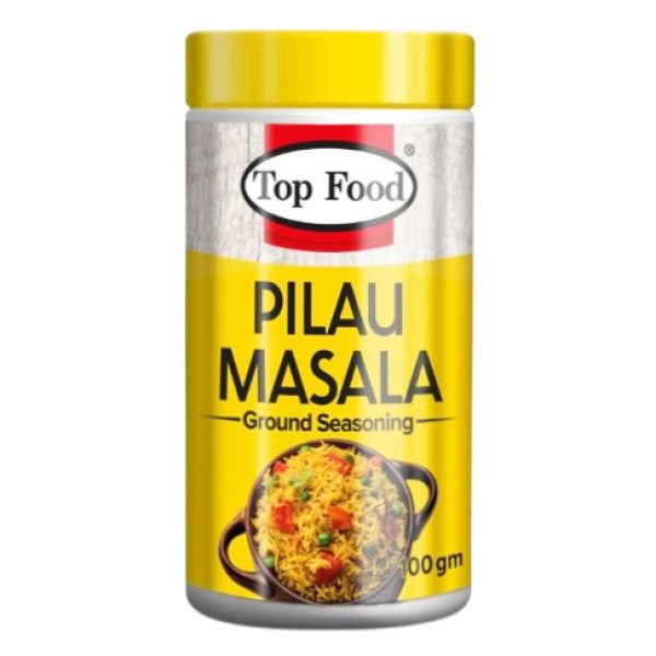 TOP FOOD PILAU MASALA GROUND JAR 100G