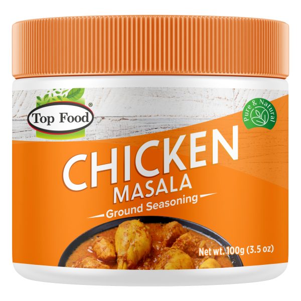 TOP FOOD CHICKEN MASALA 100GM JAR