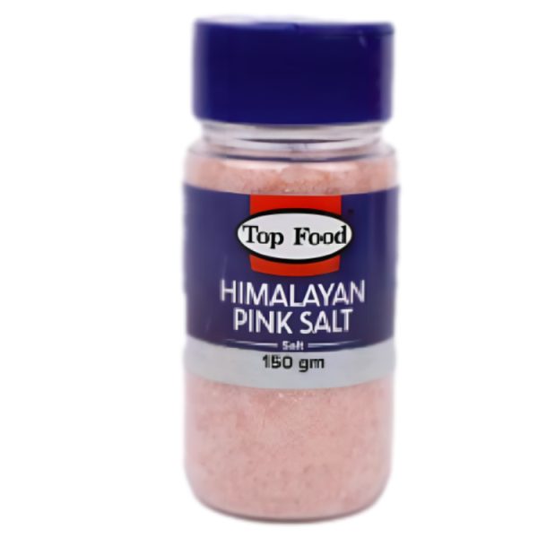 TOP FOOD HIMALAYAN PINK SALT JAR 150GM