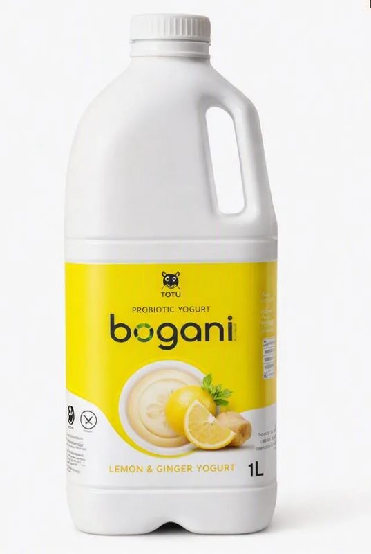 BOGANI PROBIOTIC YOGURT LEMON & GINGER 1L
