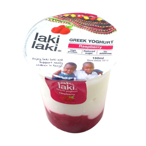 LAKI LAKI GREEK YOGHURT RASPBERRY 150ML