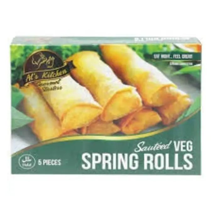 AL'S KITCHEN VEGETABLE SPRING ROLLS -5PC