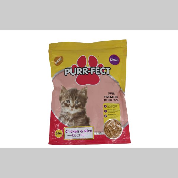 PURRFECT KITTEN-CHICKEN&RICE 500GM
