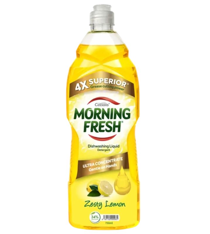 MORNING FRESH DISH WASHING LIQUID ZESTY LEMON 400ML