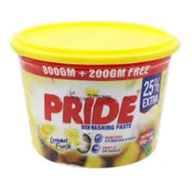 PRIDE DISH WASHING PASTE LEMON 800GM