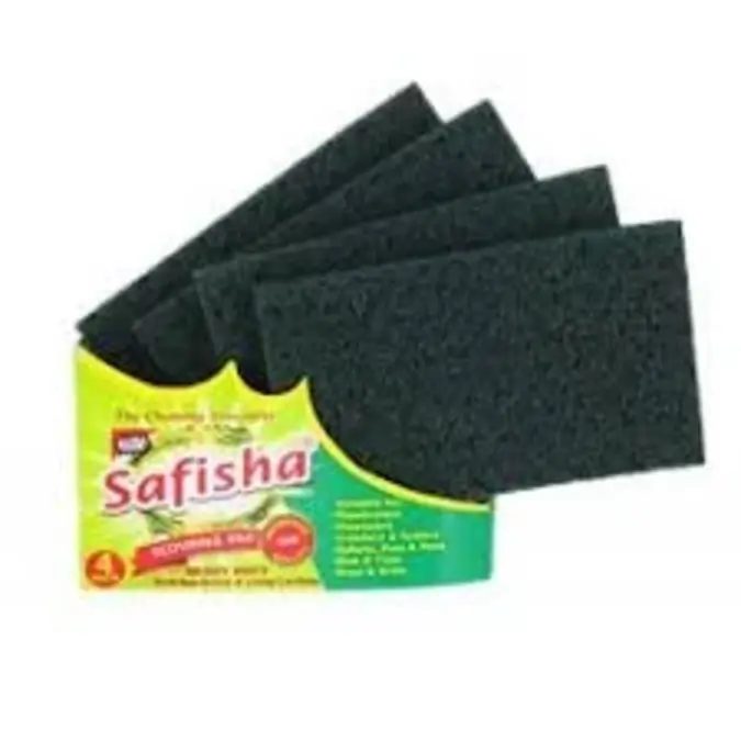 SAFISHA SCOURING PAD KING SIZE 4'S