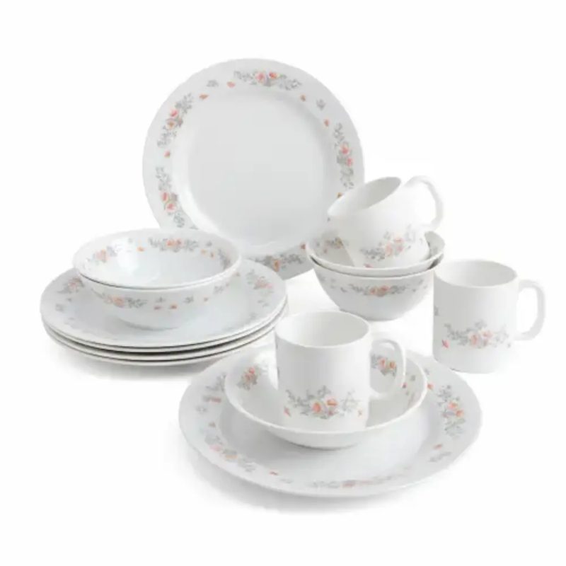 LUMINARC OPAL TIMELESS ELIZABETH 12PC DINNER SET