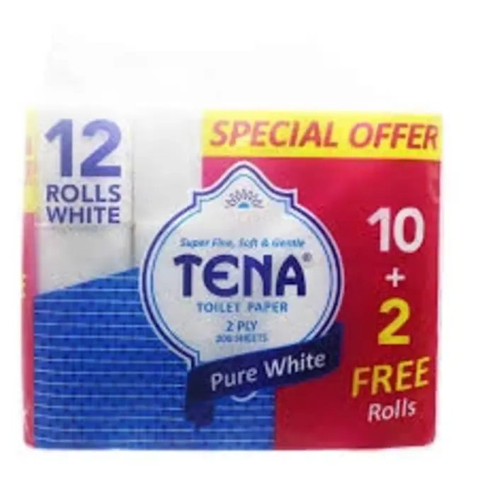 TENA TISSUE UNWRAPPEED 10PACK