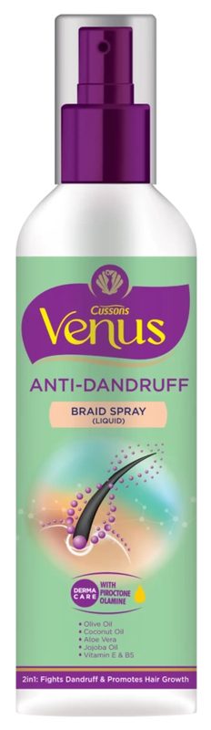 VENUS BRAID SPRAY ANTI-DANDRUFF 250ML