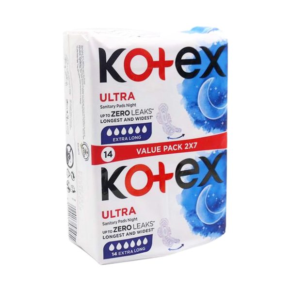 KOTEX ULTRATHIN NIGHTS DUOS 16'S