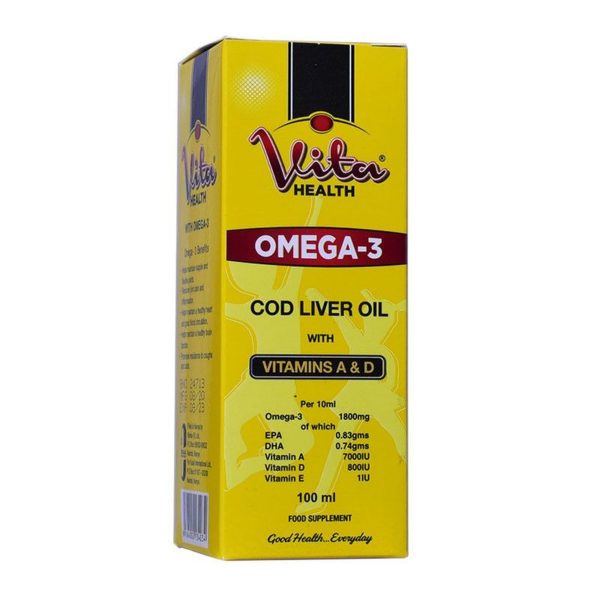 VITAHEALTH COD LIVER OIL 100ML