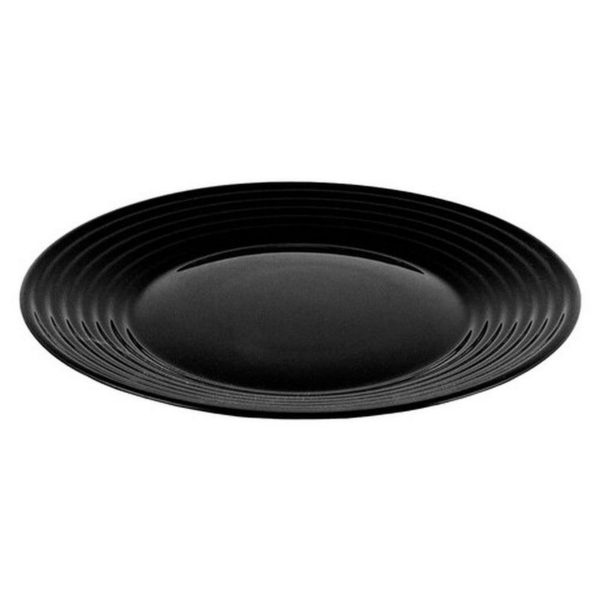HARENA BLACK DINNER PLATE 27CM