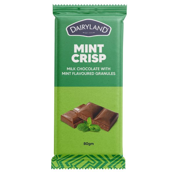 DAIRYLAND MINT CRUNCH CHOCOLATE 80GM