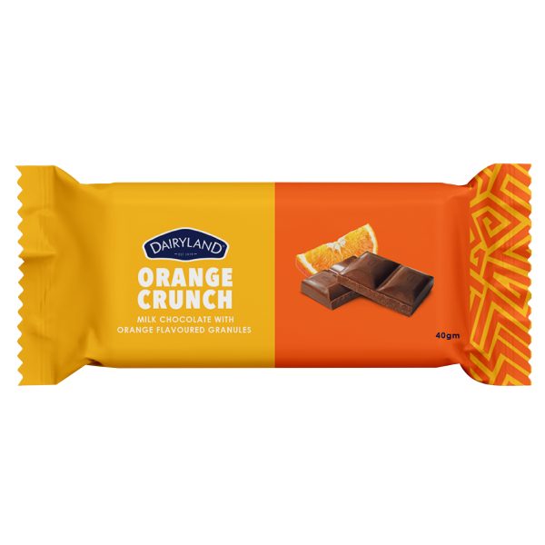 DAIRYLAND ORANGE CRUNCH CHOCOLATE 40GM