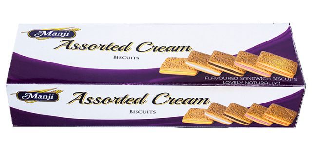 MANJI ASSORTED CREAM BISCUIT 160GM