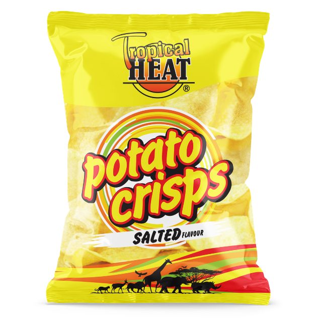 TROPICAL HEAT POTATO CRISP SALTED 100GM
