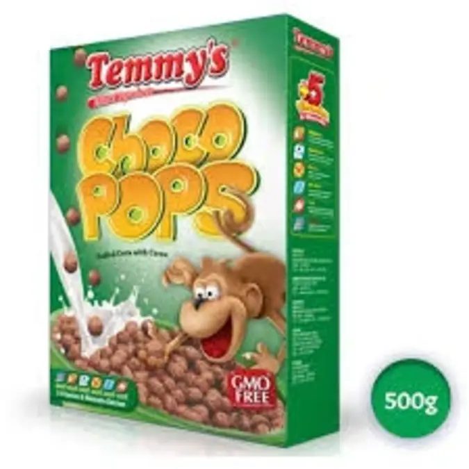 TEMMY CHOCO POPS 500GM