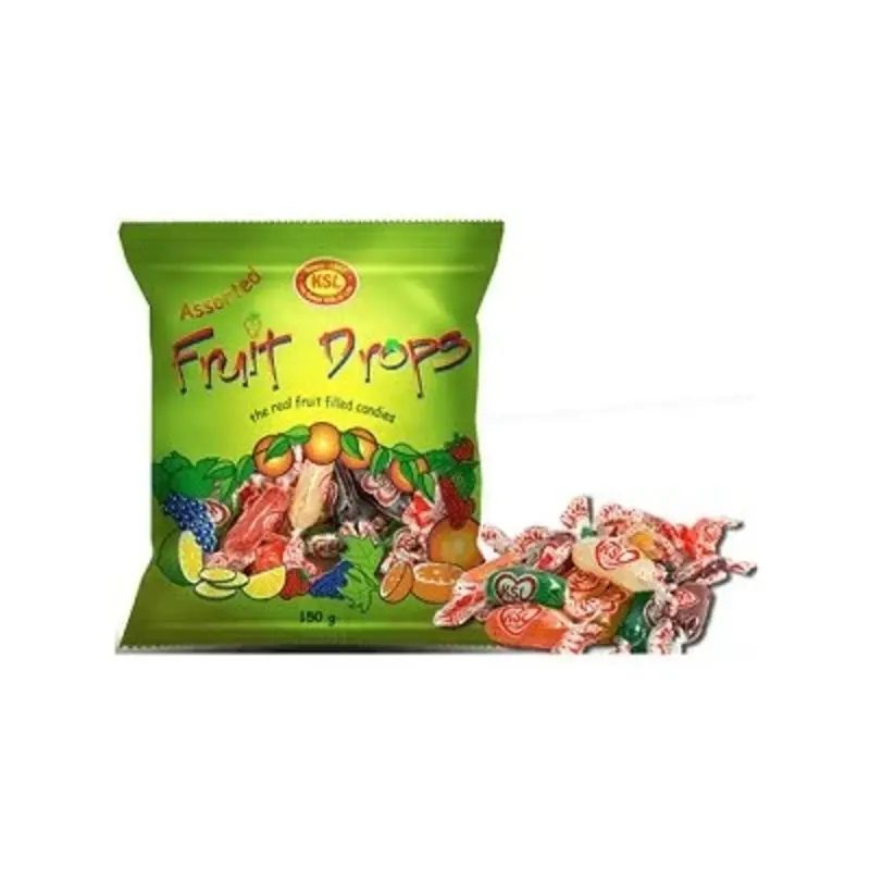 KSL FRUIT DROPS ASSORTED 150GM