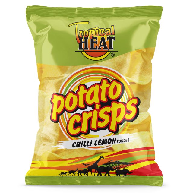 TROPICAL HEAT CRISPS CHILLI LEMON 200GM