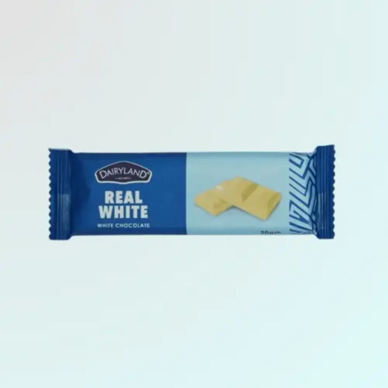 DAIRYLAND REAL WHITE CHOCOLATE 20GM