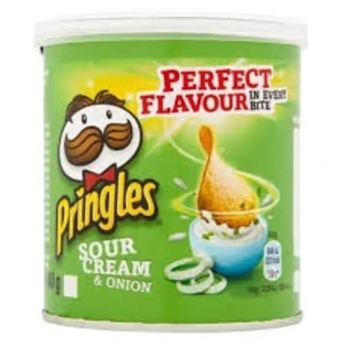 PRINGLES SOUR CREAM&ONION 165GM