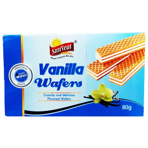 SUNVEAT WAFER VANILLA 80GM