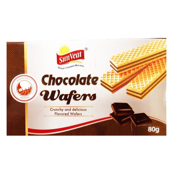 SUNVEAT WAFER CHOCOLATE 80GM