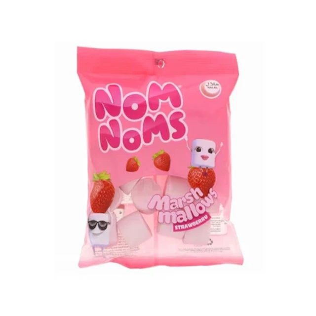 NOM NOM'S MASHMALLOWS STRAWBERY 150G