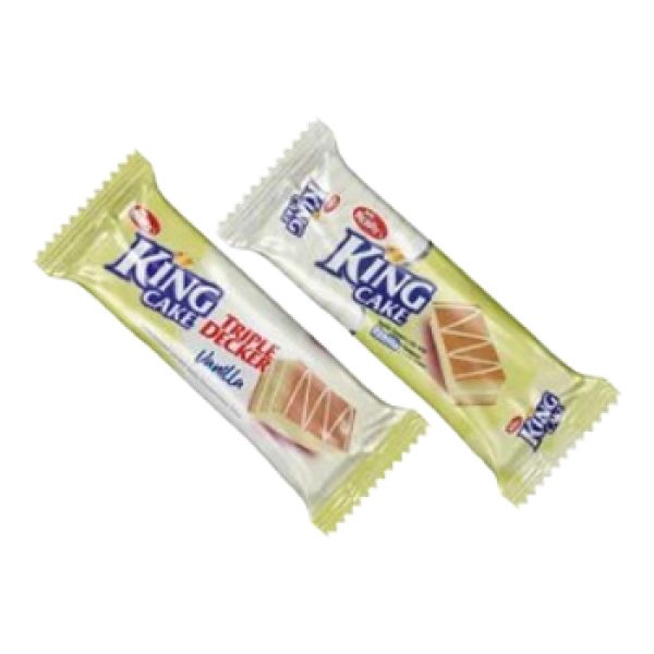 KING CAKE TRIPPLE DECKER VANILLA 30G