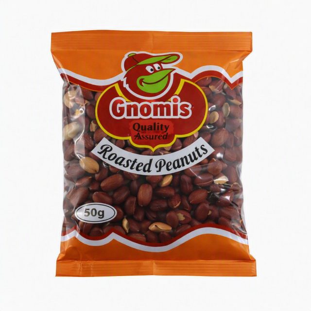 GNOMIS ROASTED PEANUTS 50GM
