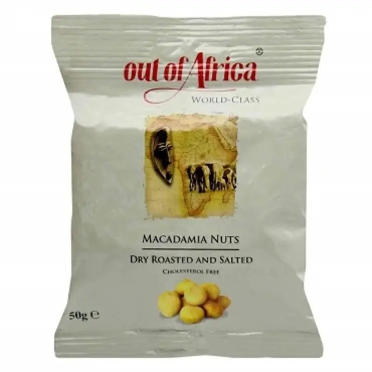OUT OF AFRICA MACADAMIA NUTS 50G