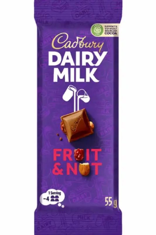 CADBURY FRUIT & NUT 55GM