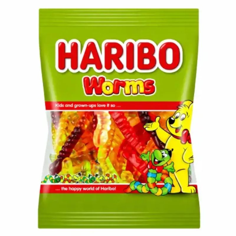HARIBO WORMS HALAL 160G