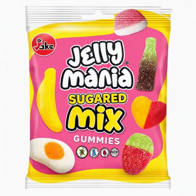 JAKE JELLY MANIA SUGARED MIX 100GM