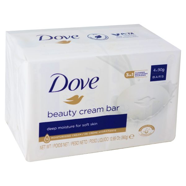 DOVE BEAUTY CREAM BAR 4*90GM