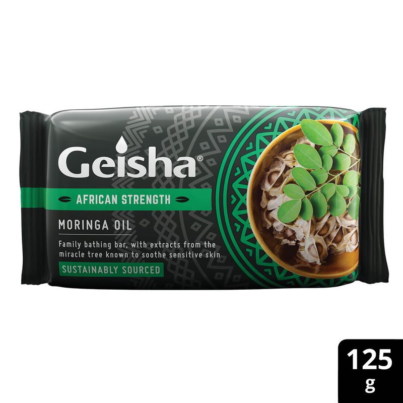 GEISHA SOAP MORINGA OIL 125G