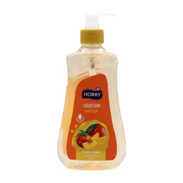HOBBY LIQUID HAND SOAP PEACH&MANGO 400ML