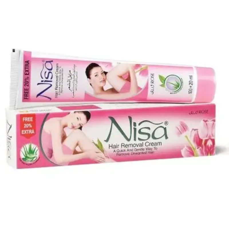 NISA HAIR REMOVAL CREAM ROSE 120ML
