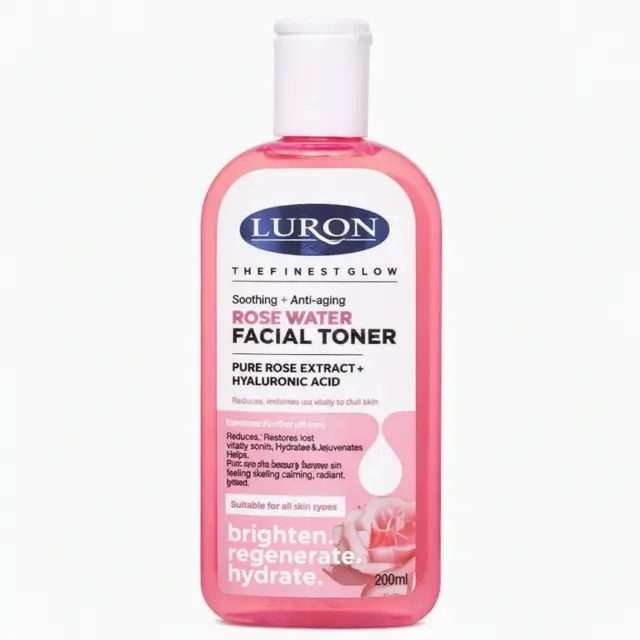 LURON ROSE WATER FACIAL TONER 210ML