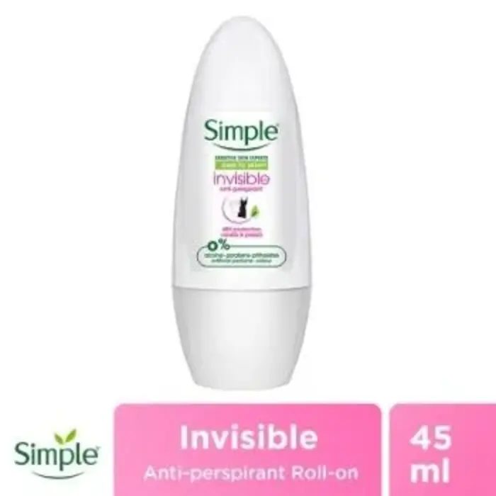 SIMPLE INVISIBLE ANTIPERSPIRANT ROLL-ON 45ML