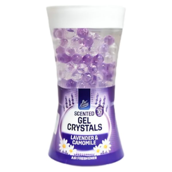 PAN AROMA GEL CRYSTALS LAVENDER & CHAMOMILE A/FRESHENER 150G